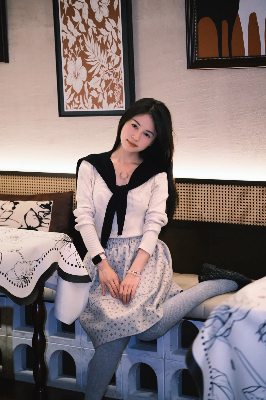 150/73斤 好看的乖乖女裙子耶