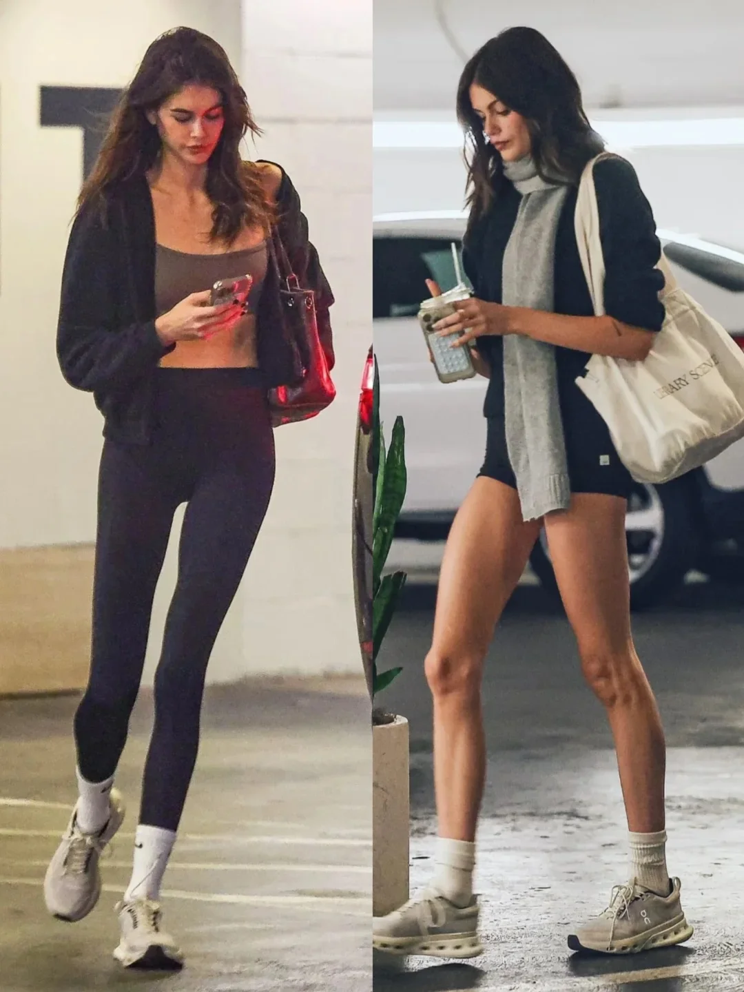 Kaia日常出街私服｜这长腿和肌肉线条太绝了！