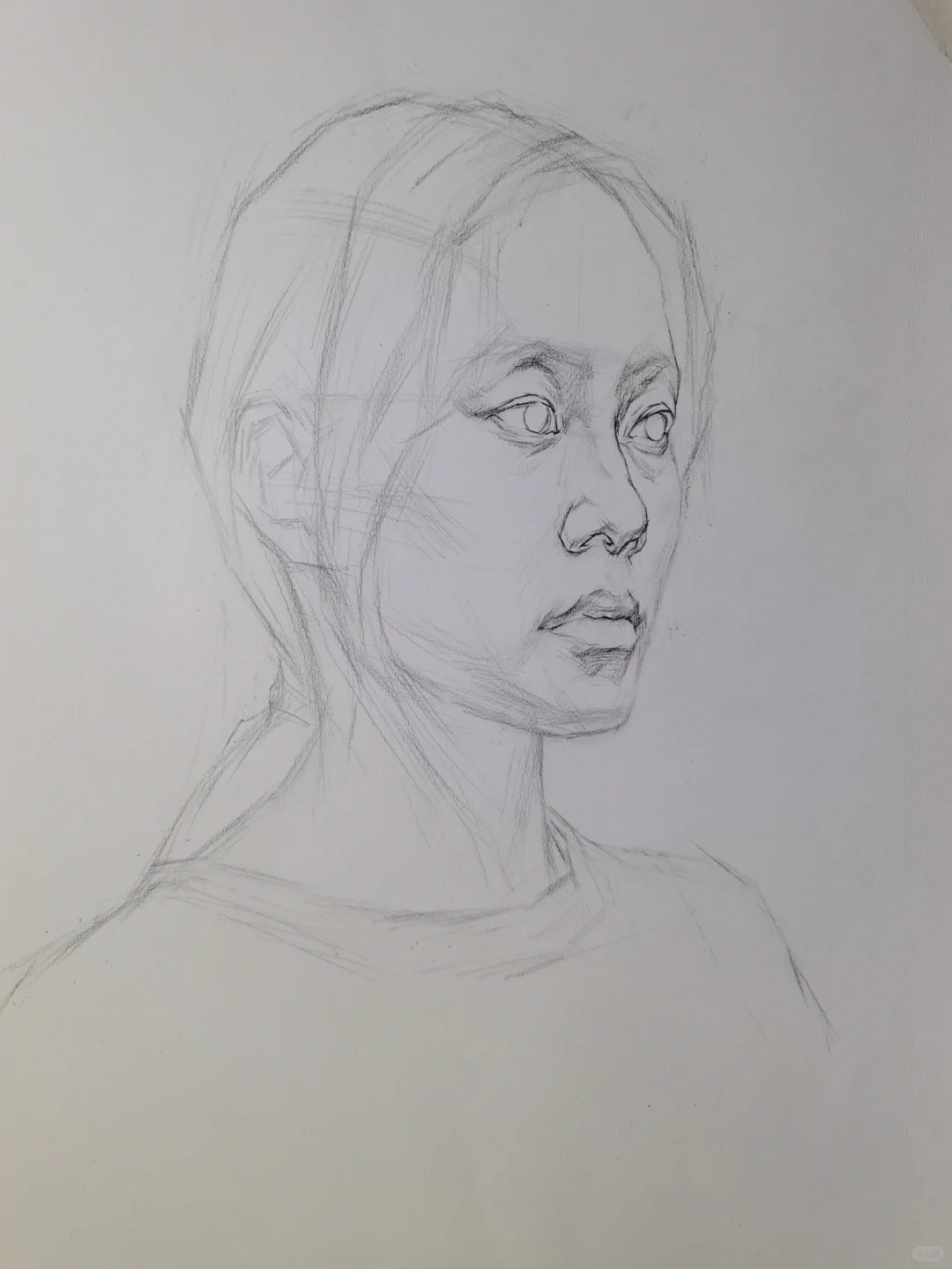 画不好头像咋办呢？线性素描头像（带步骤）