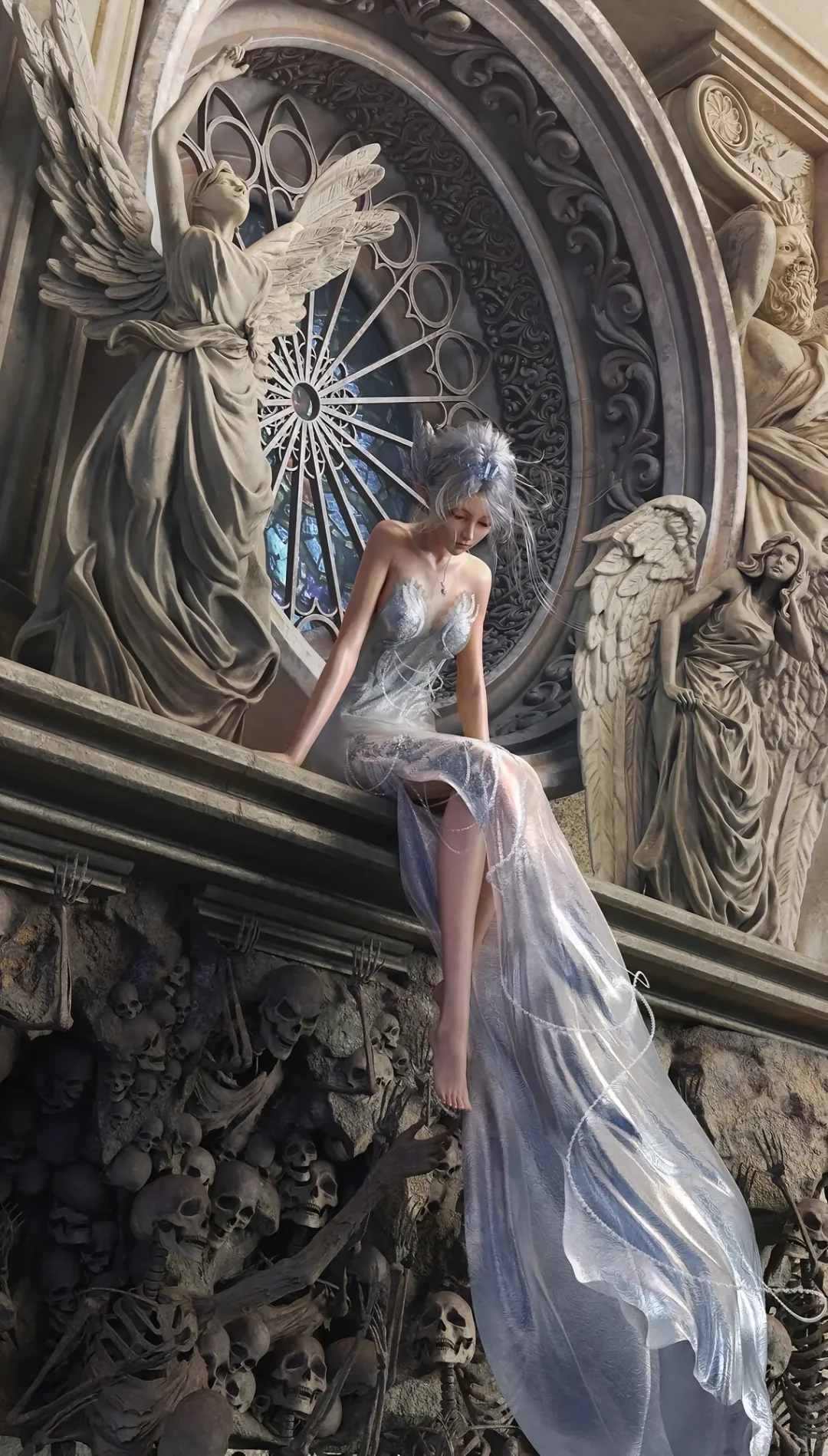 鬼刀壁纸#冰公主#