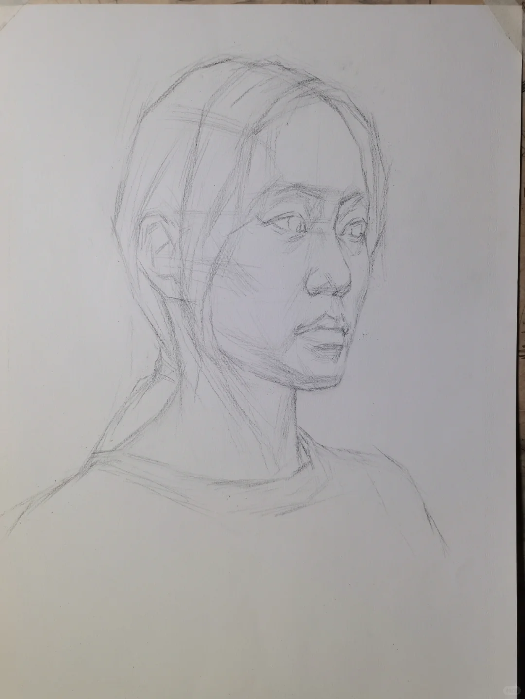 画不好头像咋办呢？线性素描头像（带步骤）