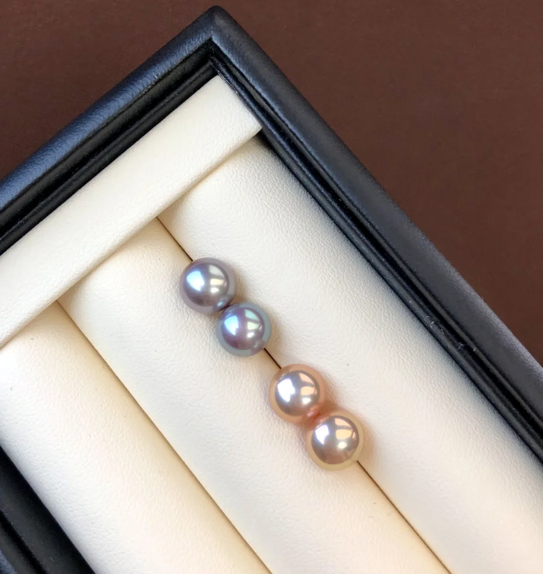 ❣️35y|打包两对天然珍珠无核素钉