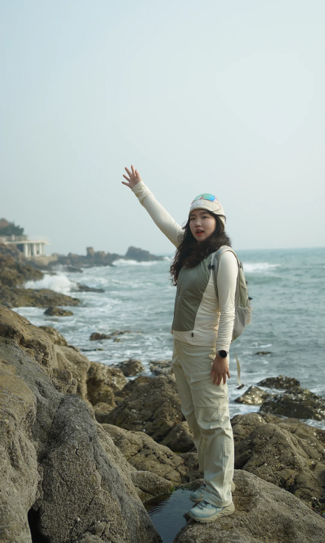 【初冬大连海边徒步穿搭】0°-10°C保暖不臃肿！