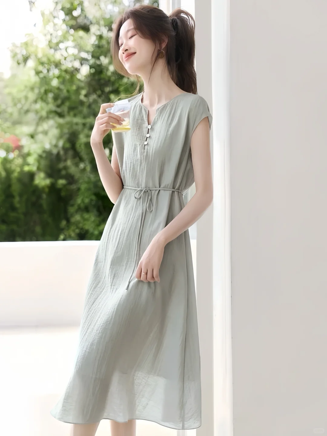 谁能拒绝温柔姐姐风裙子呢！哥弟连衣裙好美