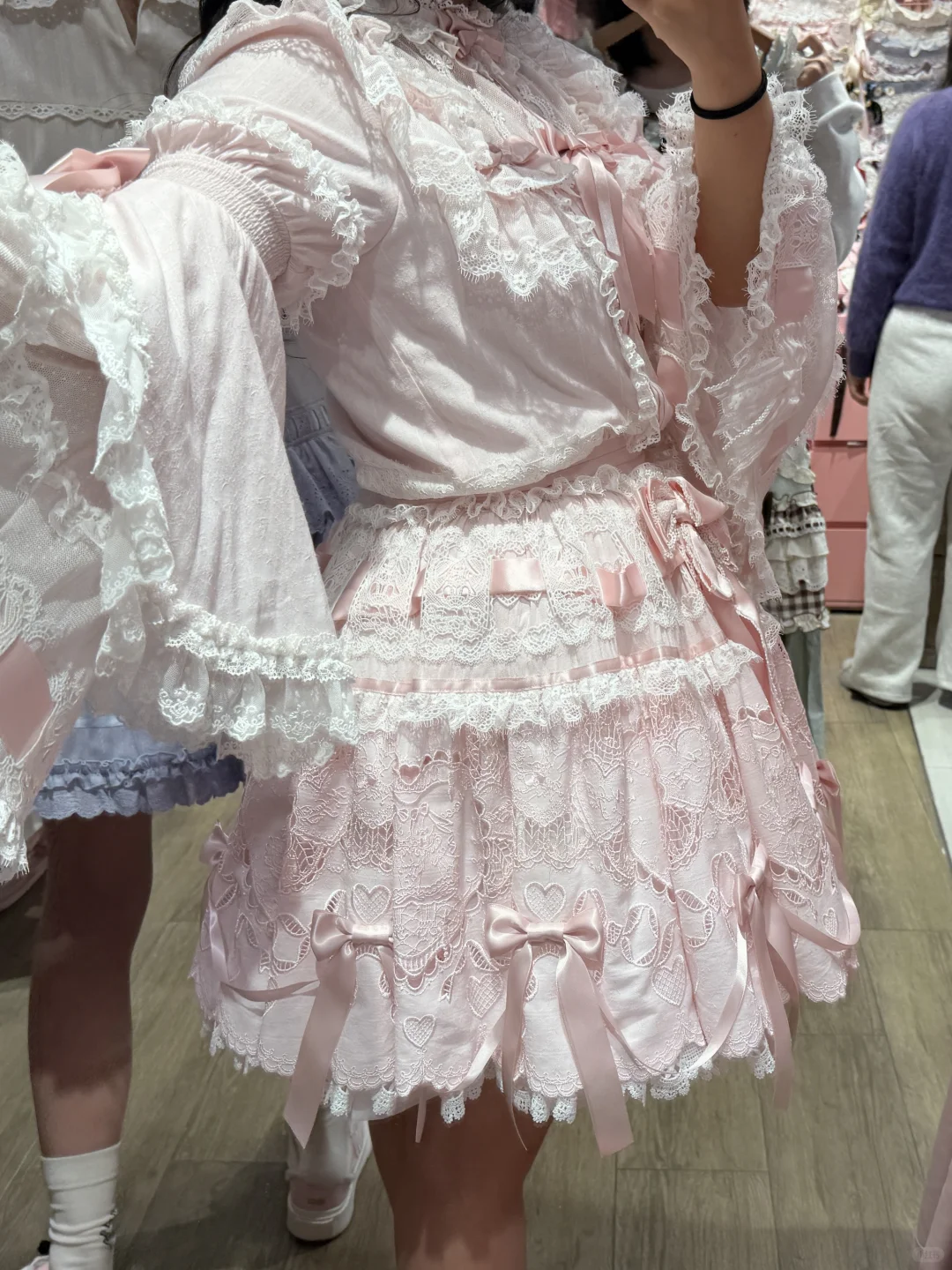 蕾丝人型大码三型试穿repo