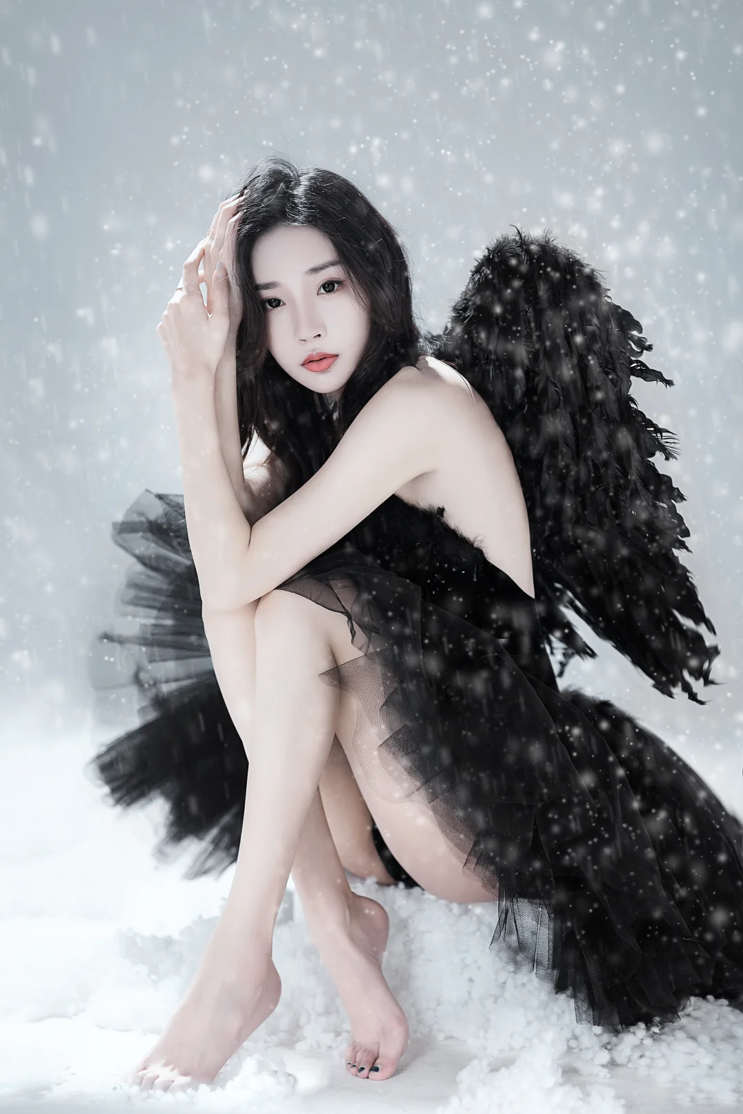 ❄️雪地里的黑翼缪斯｜谁能拒绝又A又媚的反差