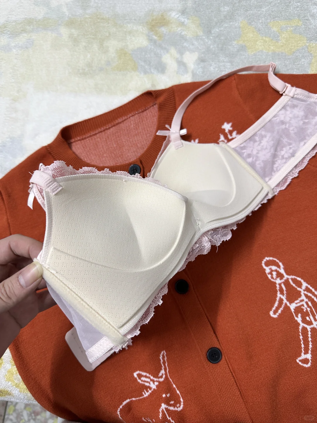 秋冬氛围感！小胸穿蕾丝内衣真的好温柔