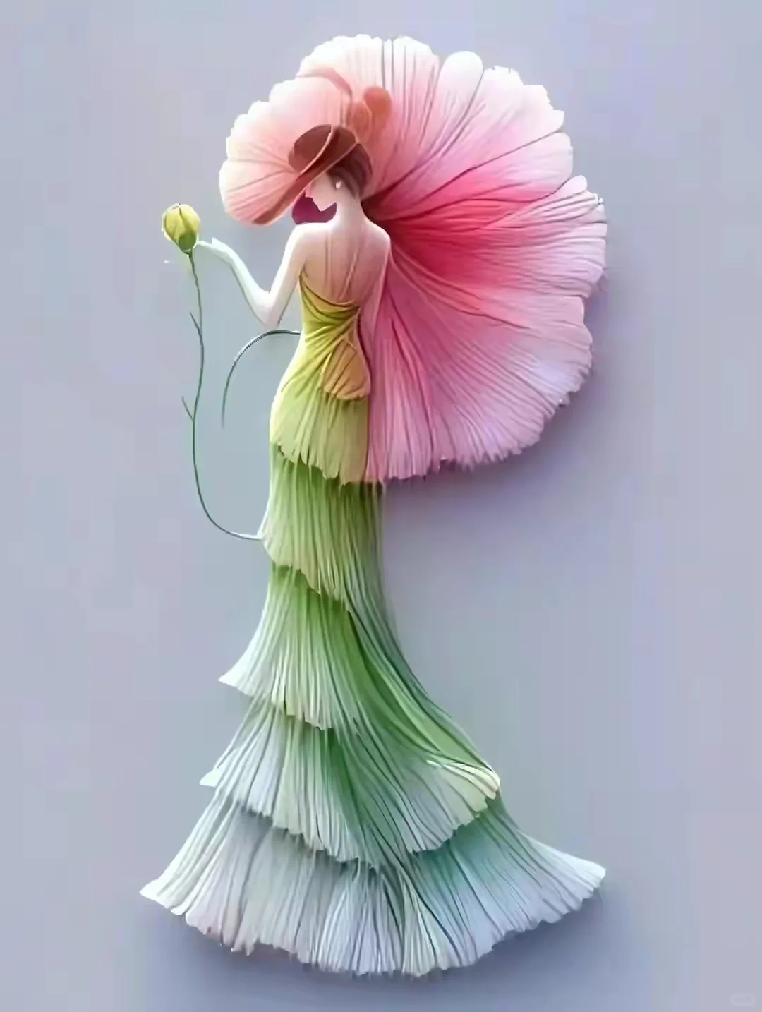 花朵如美女，娇艳欲滴，绽放生命的美丽