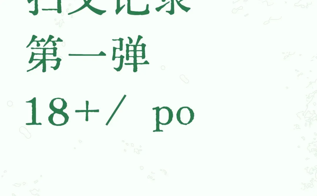 扫文记录 第一弹18+/ po