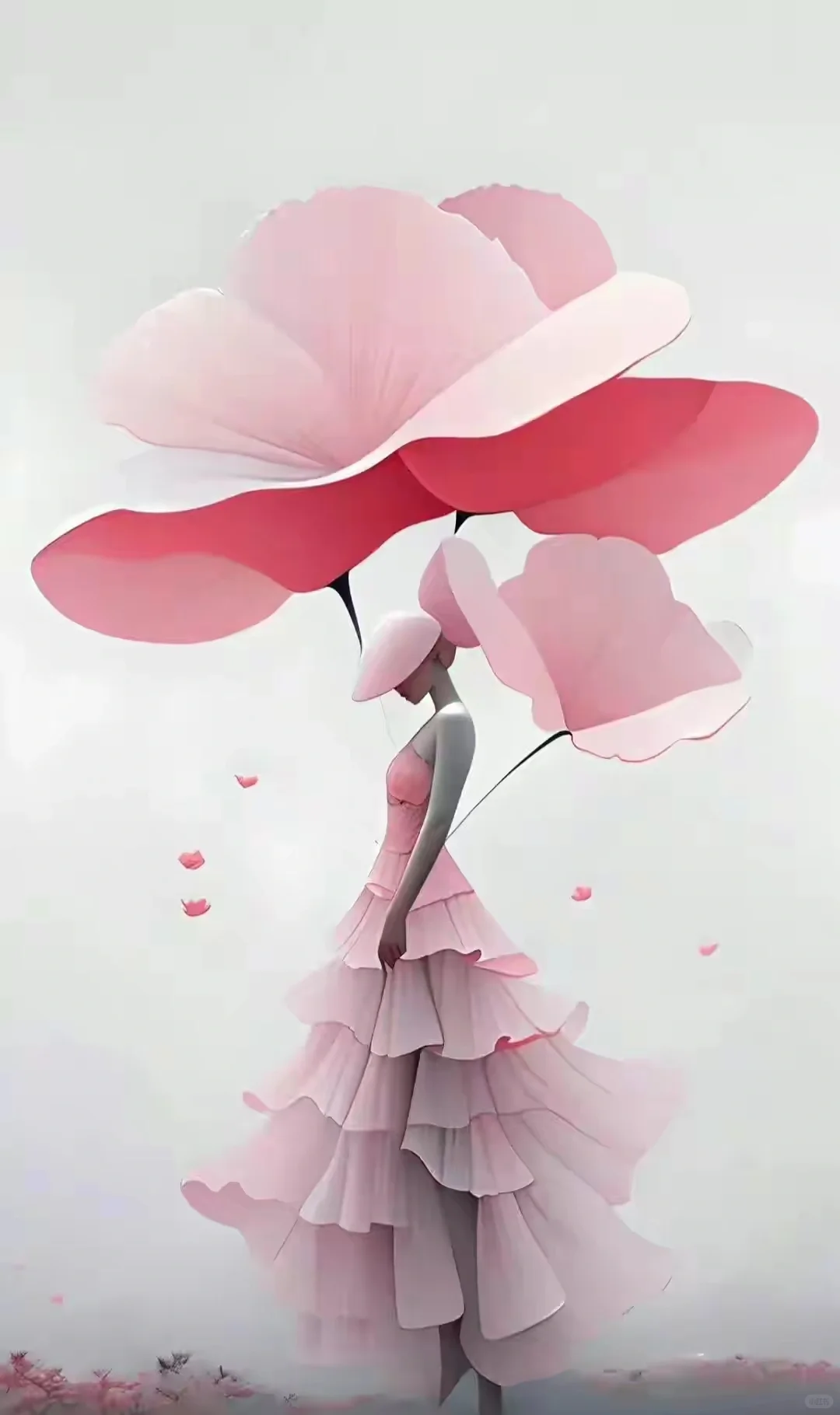 花朵如美女，娇艳欲滴，绽放生命的美丽