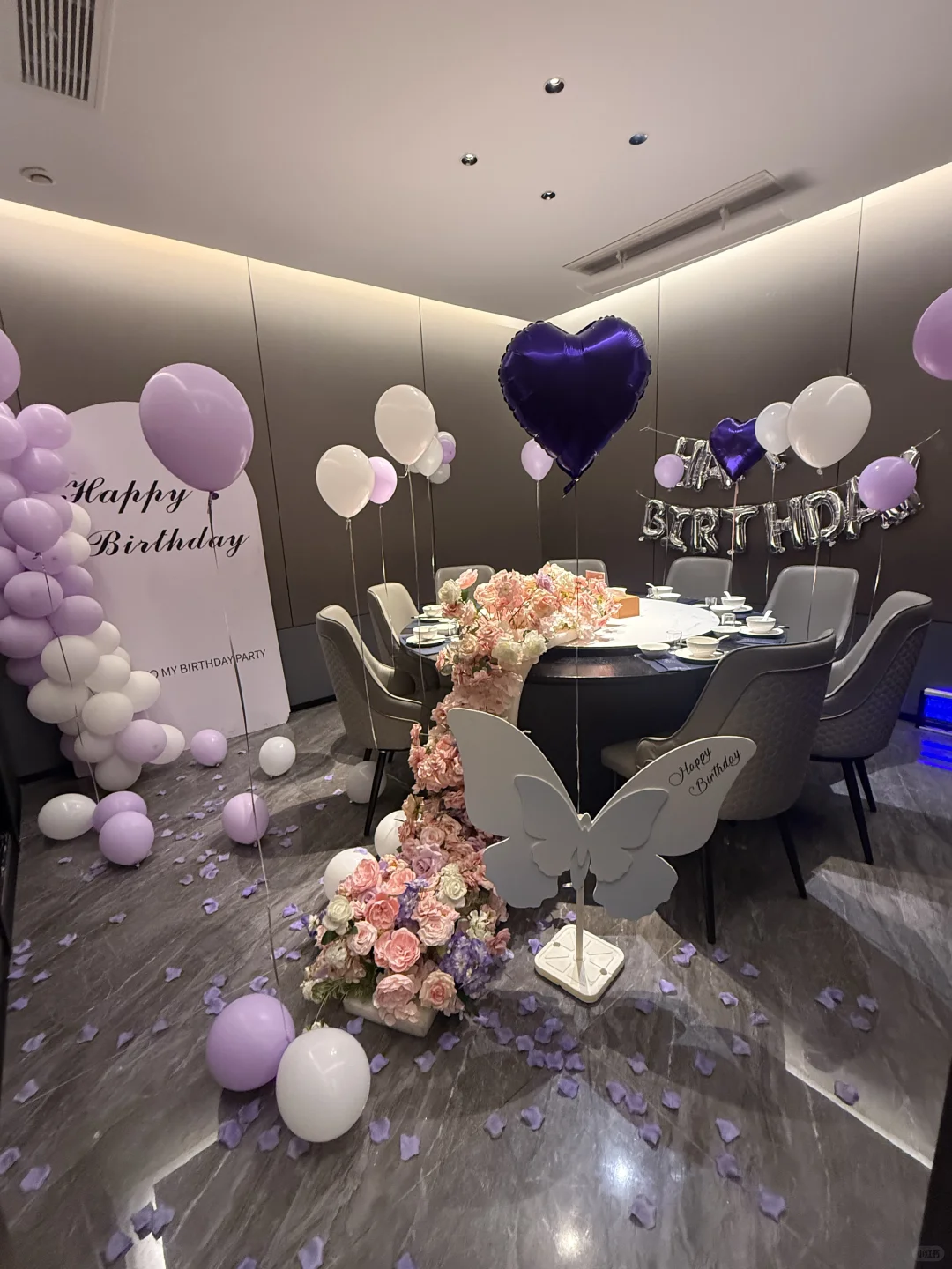 漳州臻宴闽菜免费布置生日包厢