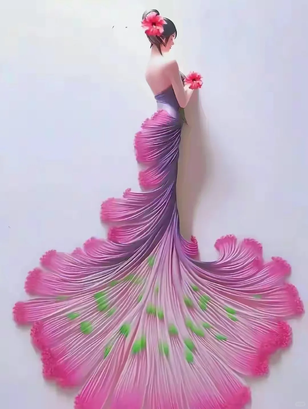 花朵如美女，娇艳欲滴，绽放生命的美丽