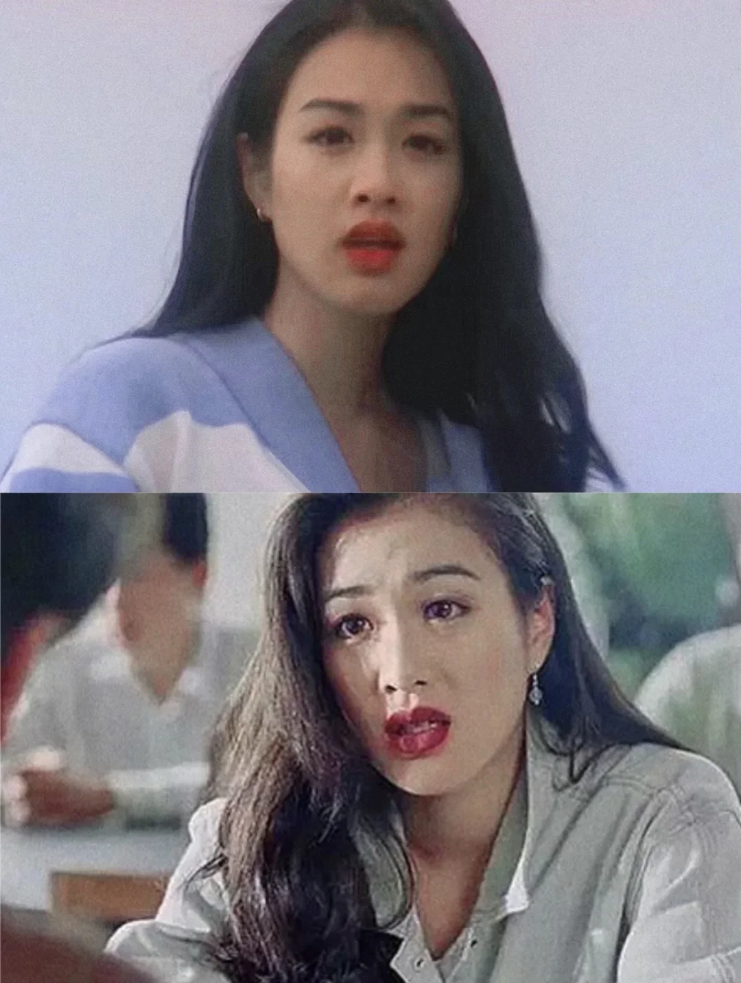 她的纯欲感来自眉眼吧⁉️