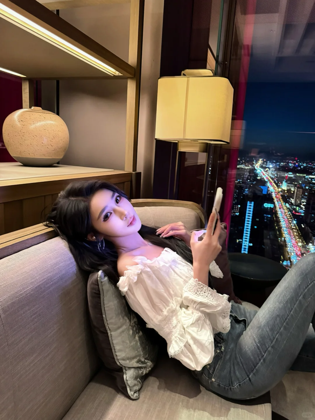 要和我一起看夜景吗🌃