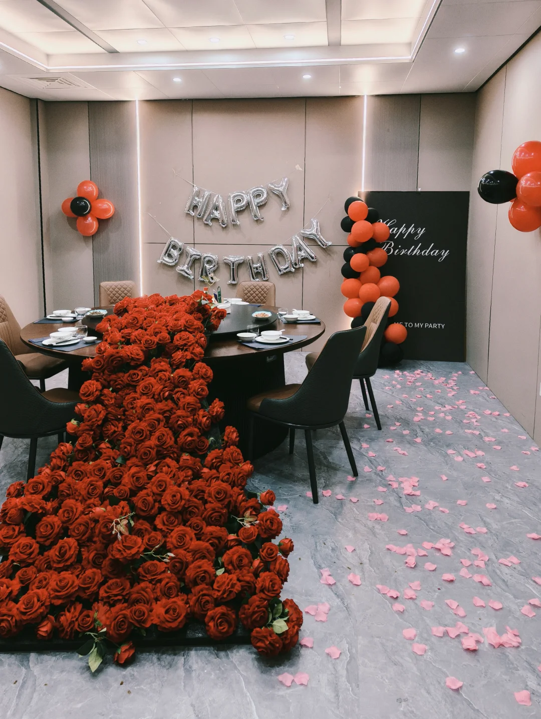 漳州臻宴闽菜免费布置生日包厢