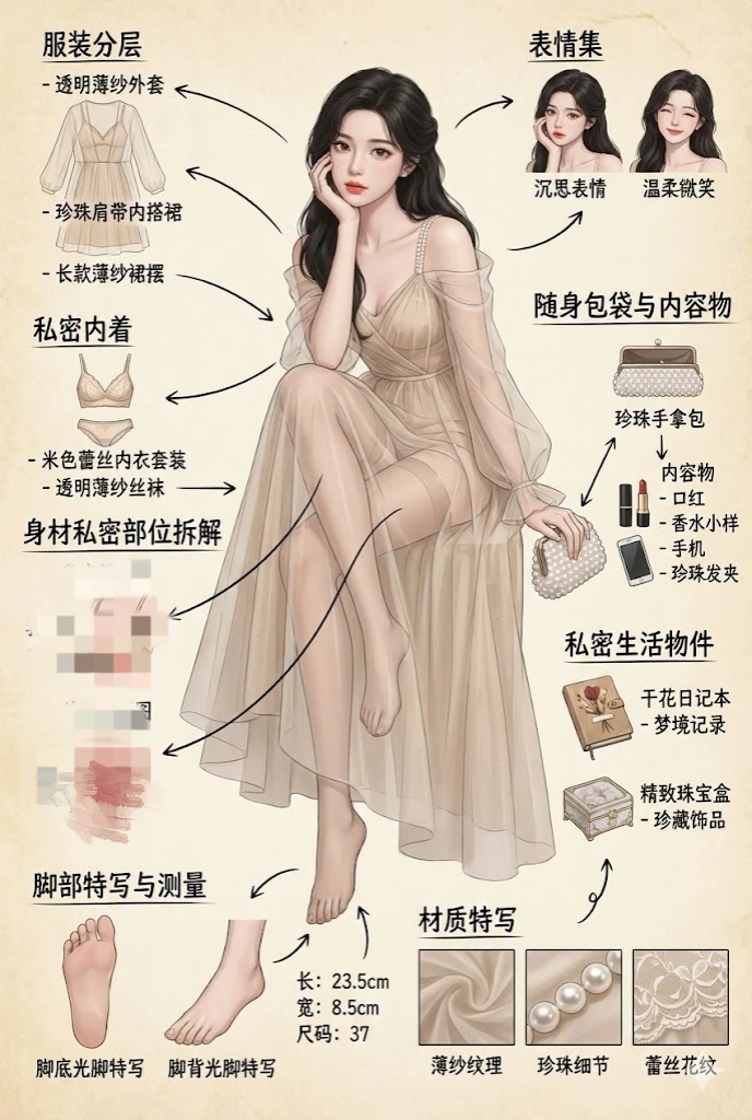 精挑细选的美女