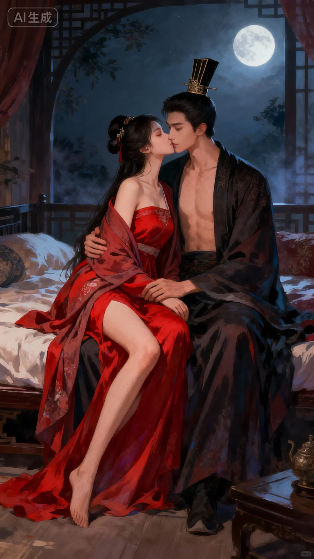 啊啊啊好甜的古装吻！😍