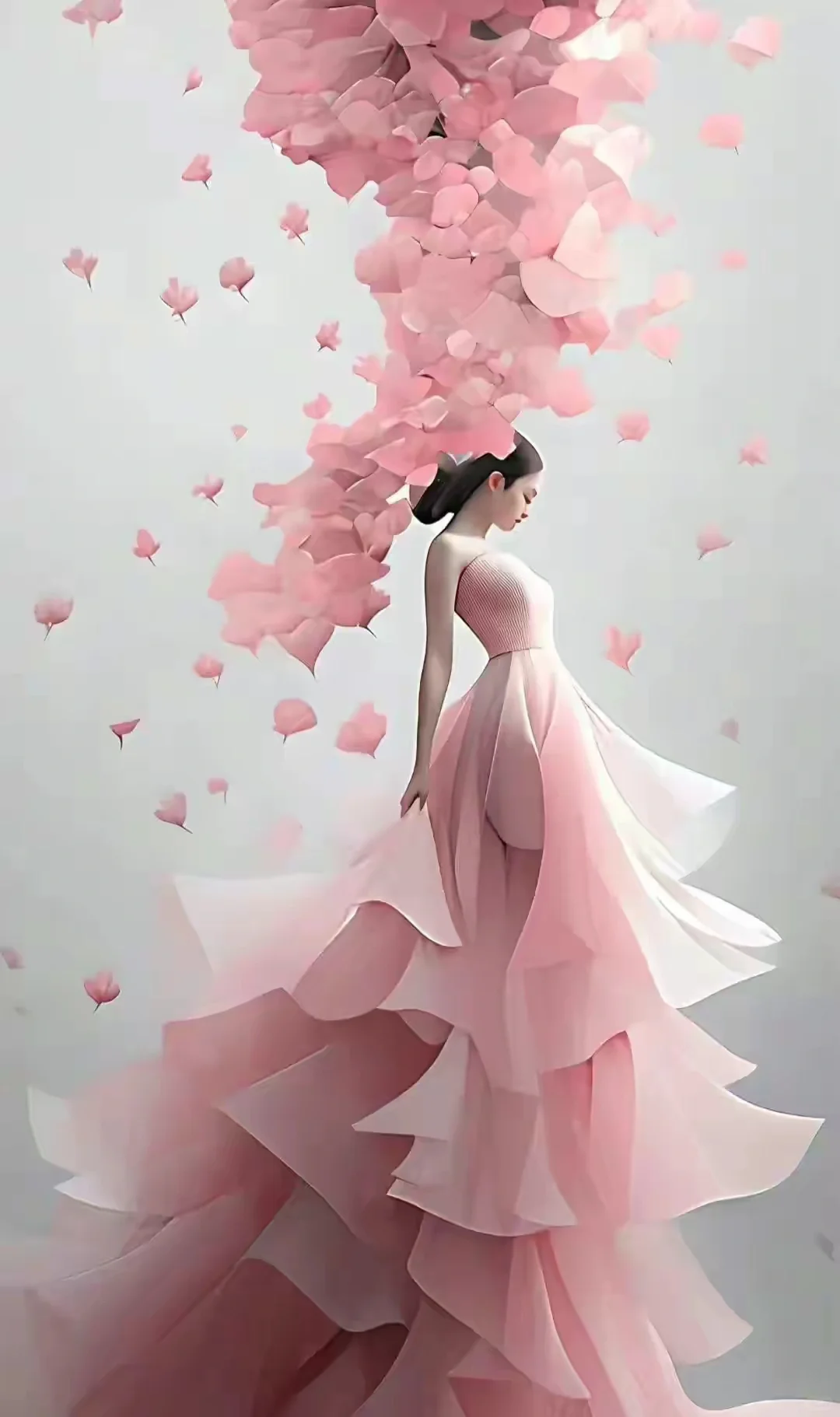 花朵如美女，娇艳欲滴，绽放生命的美丽