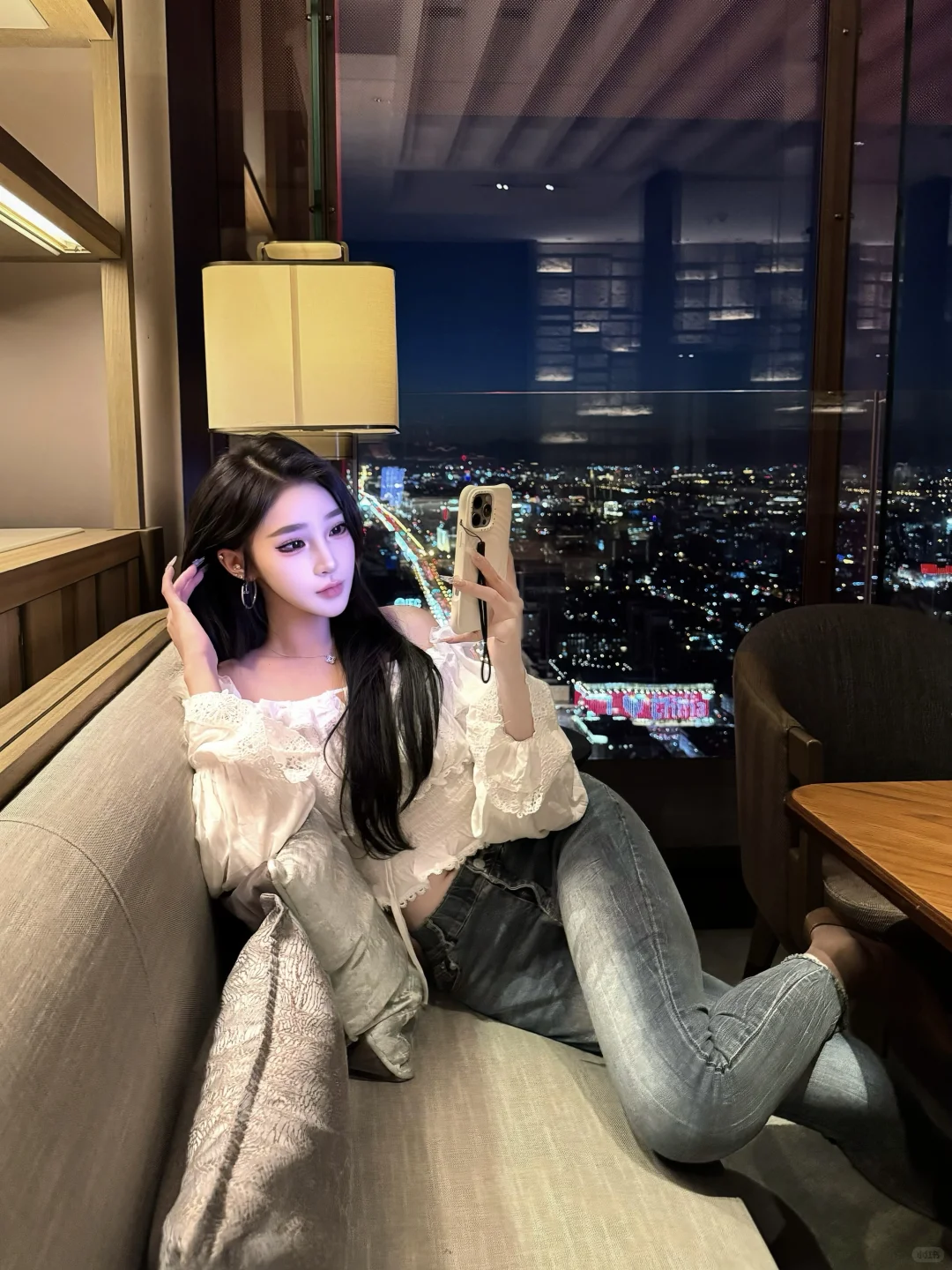 要和我一起看夜景吗🌃