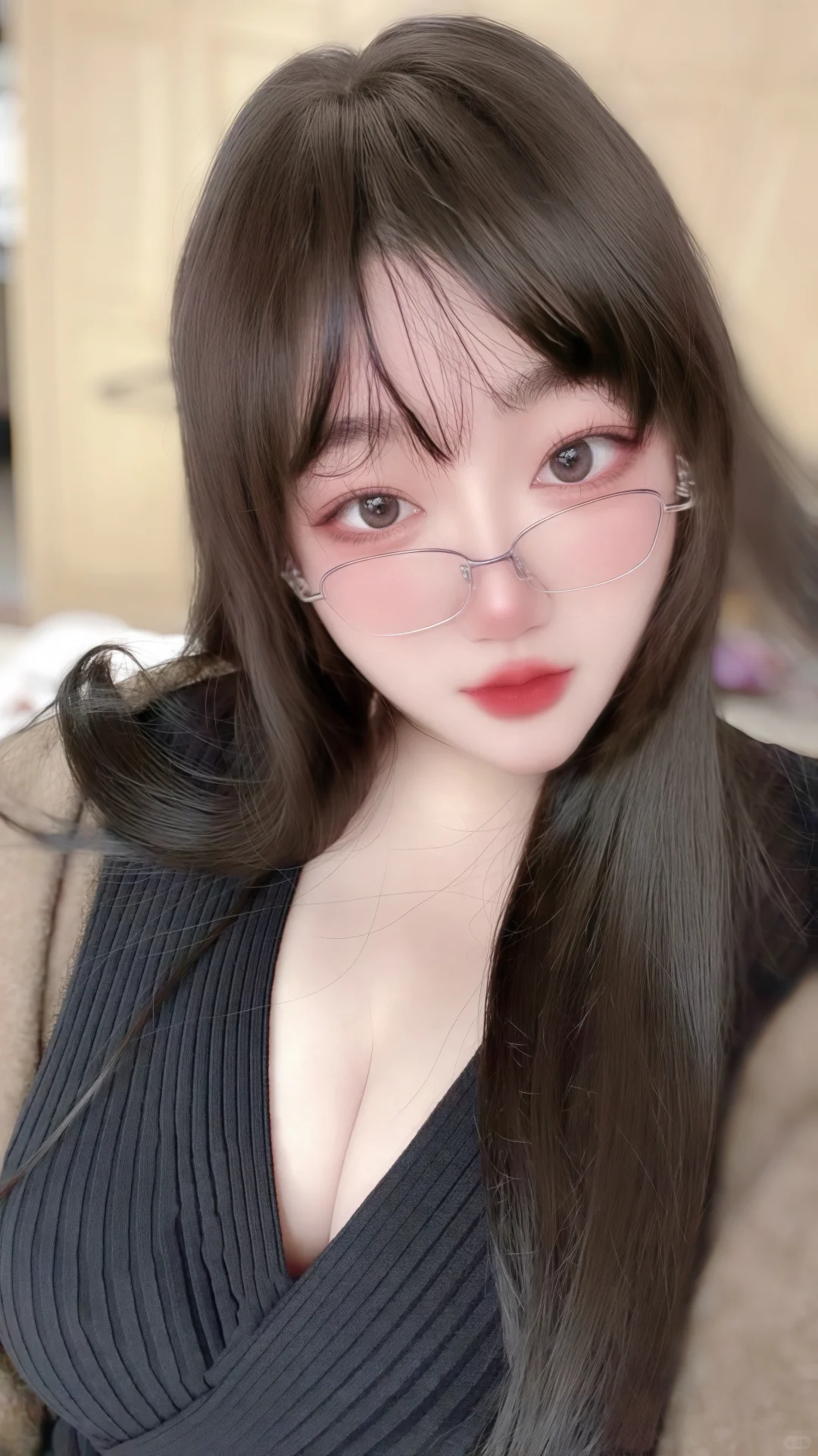 气质美女三件套 🐻小 话少 表情吊