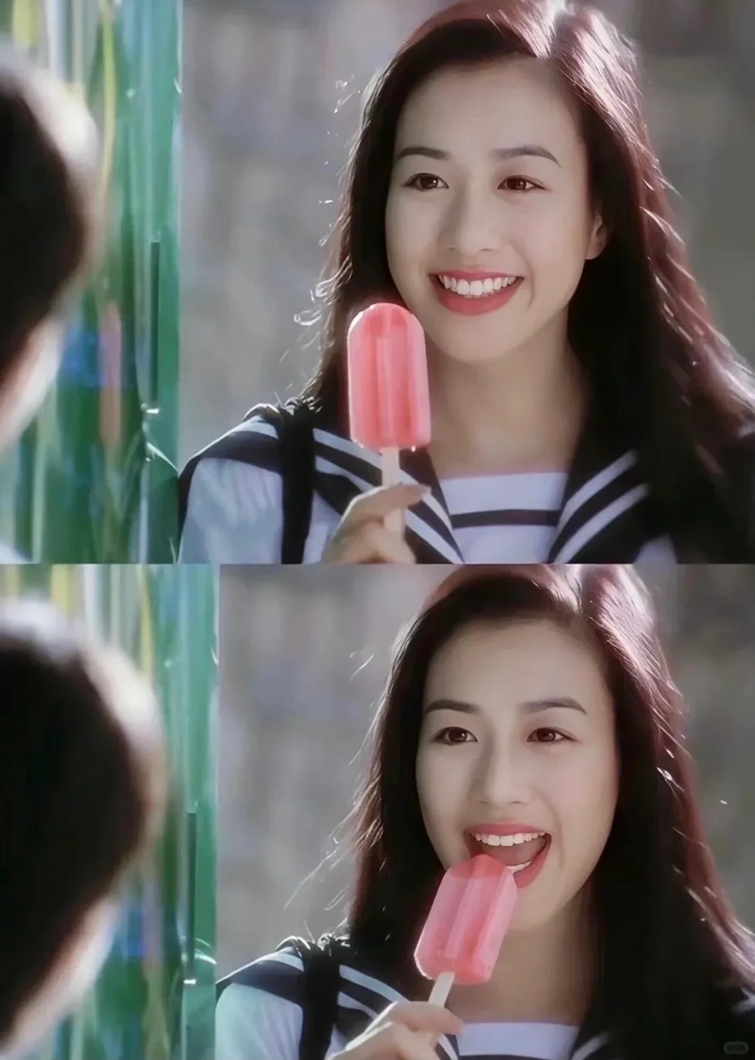 她的纯欲感来自眉眼吧⁉️