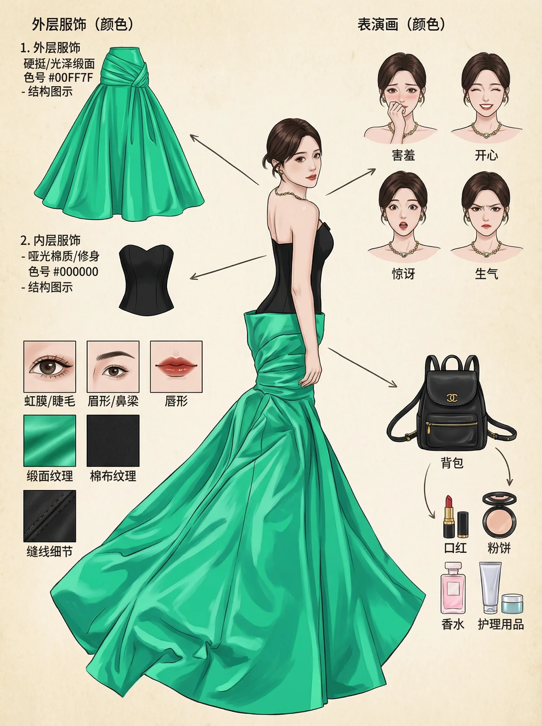 尖叫之夜女明星造型像素级拆解