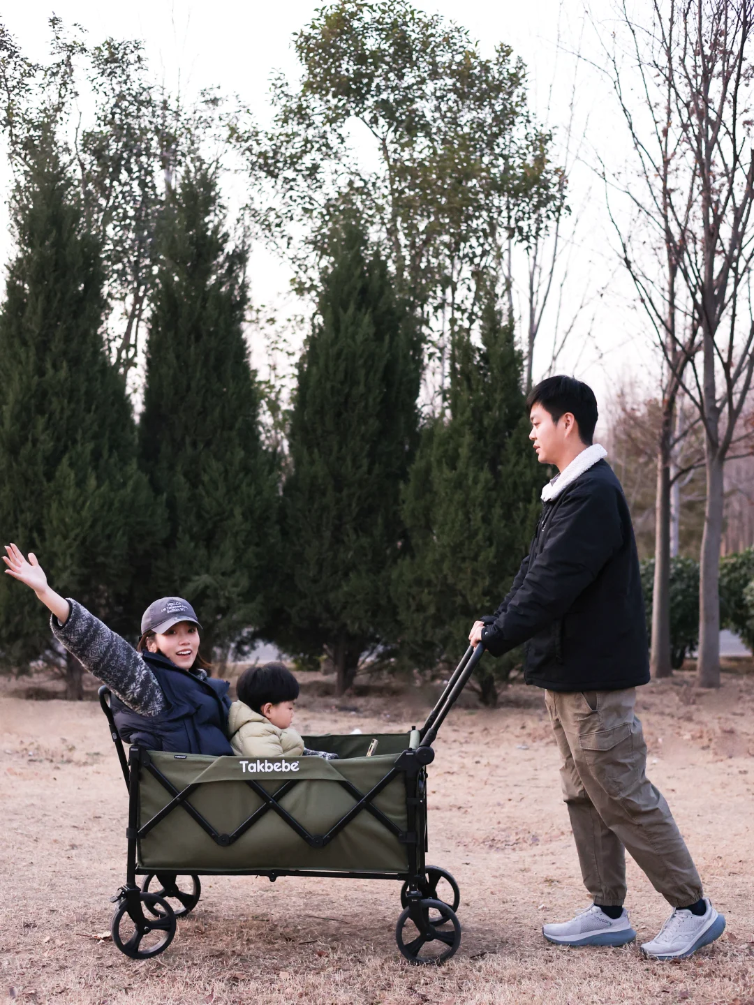 带娃露营的快乐，全靠这辆takbebe双旅车✨