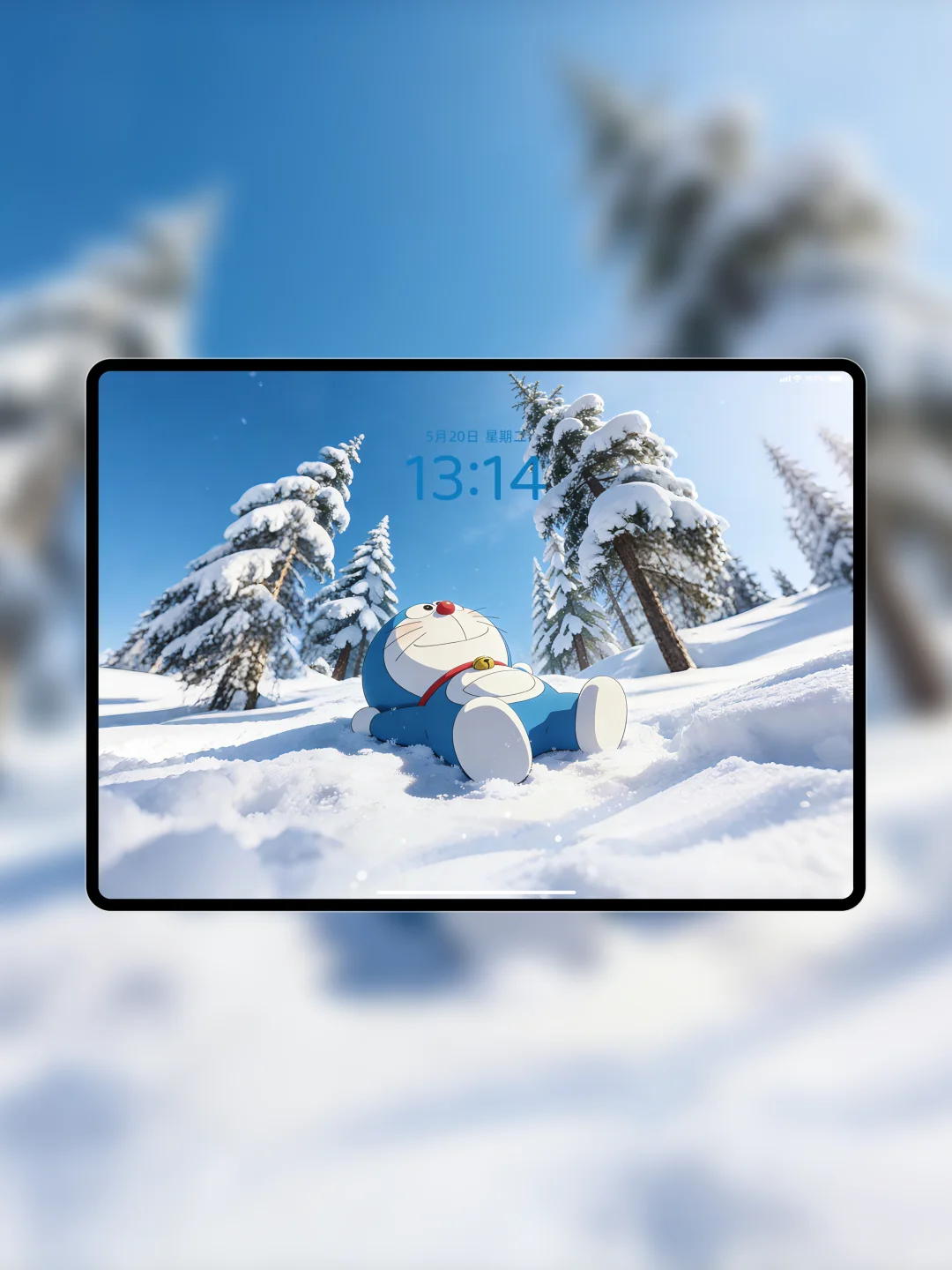 这个壁纸也太可爱了吧！154｜哆啦A梦 壁纸