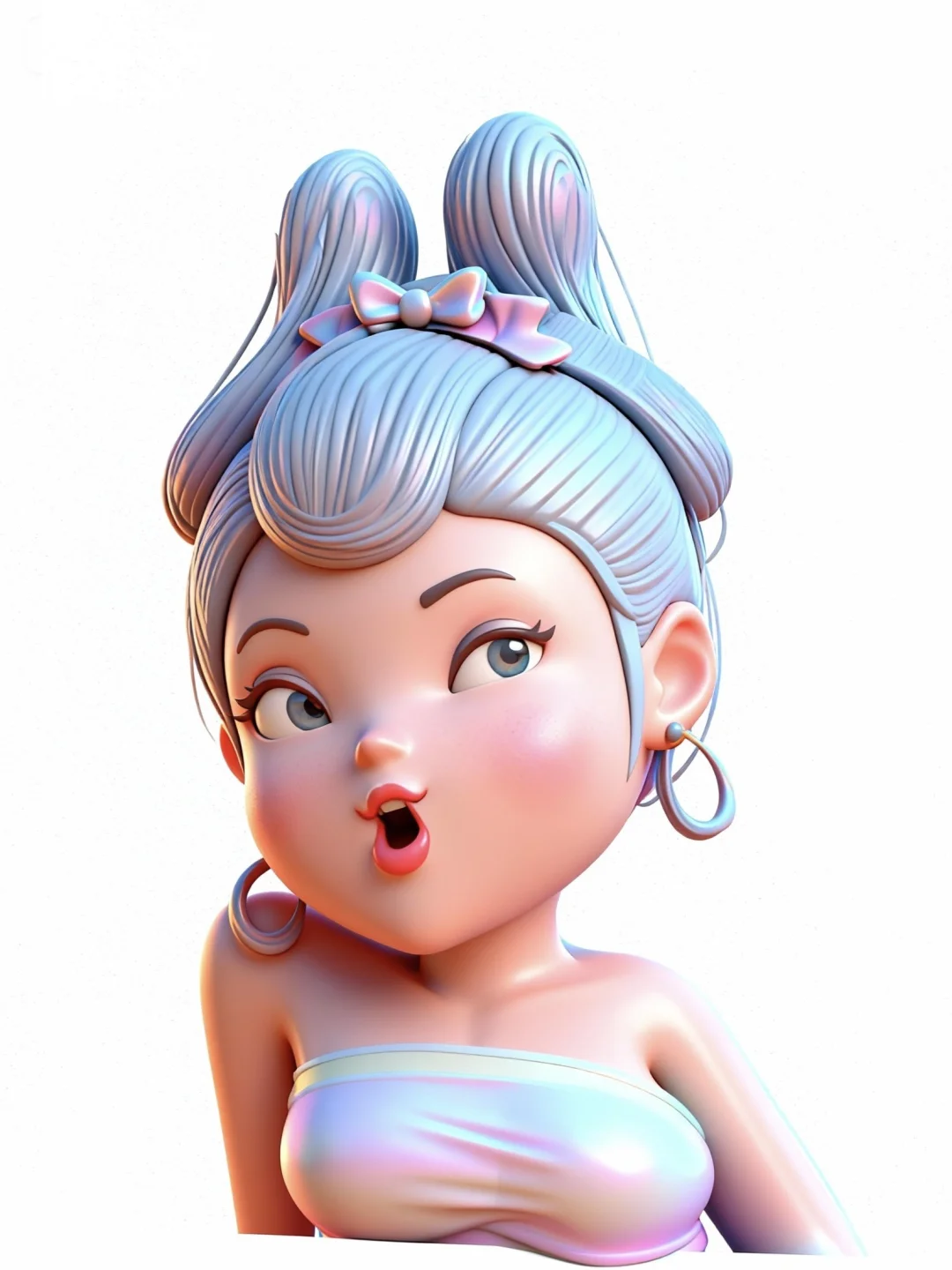 手绘草图用AI辅助立体模型｜性感可爱加风骚