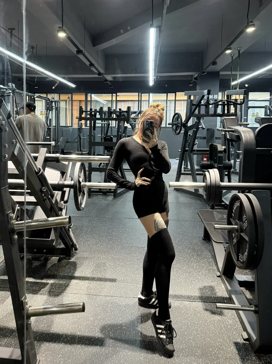 🖤All black work out