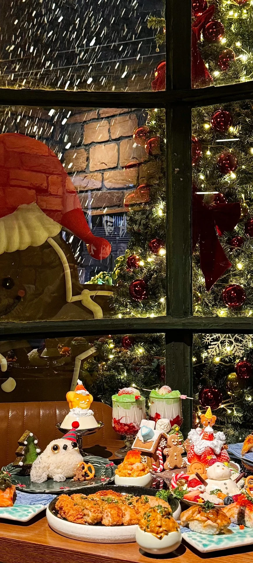 Wallpaper ｜粉色圣诞氛围感全屏壁纸