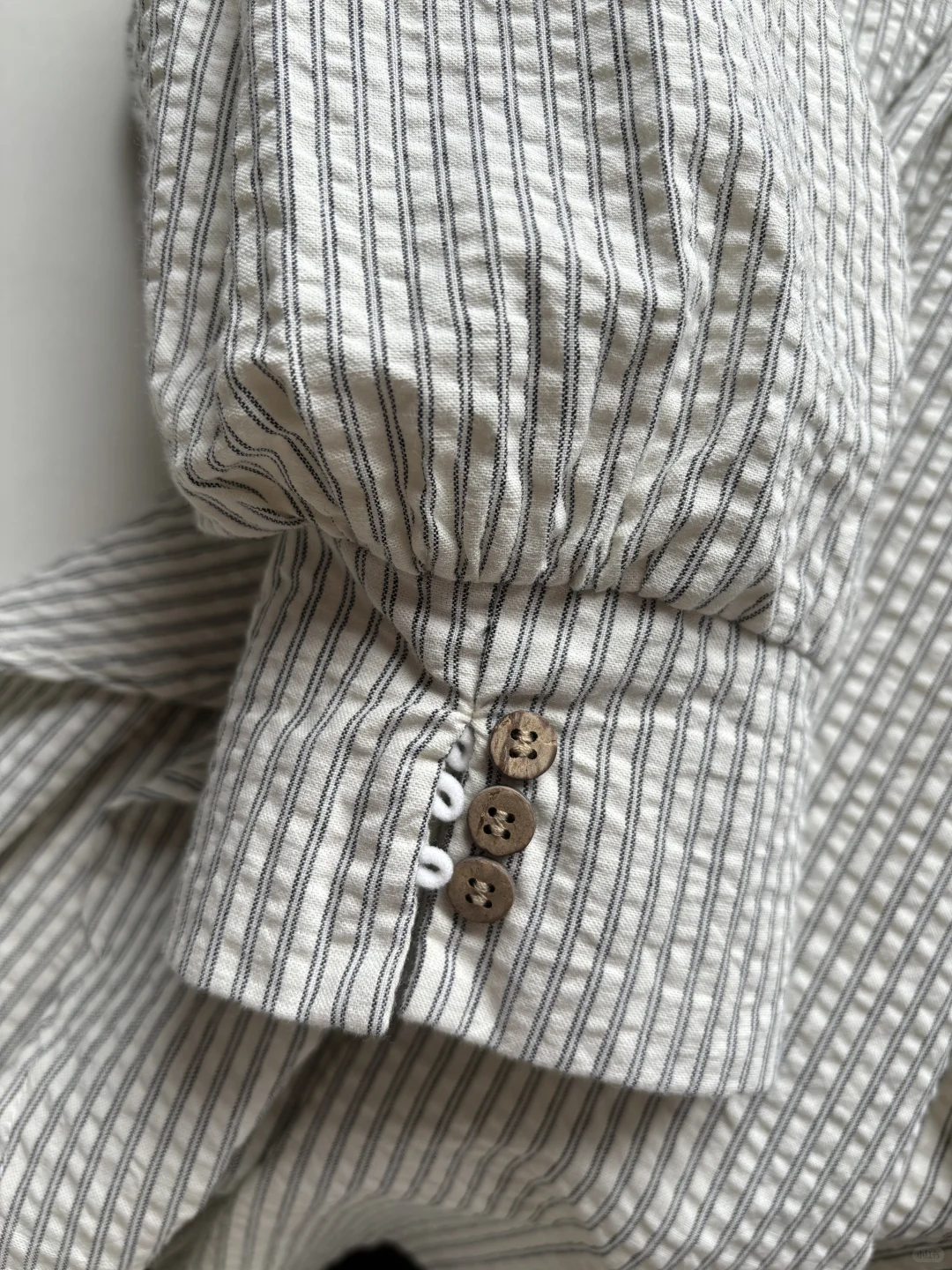 捡漏！日系复古花边圆领 开衩慵懒条纹衬衫