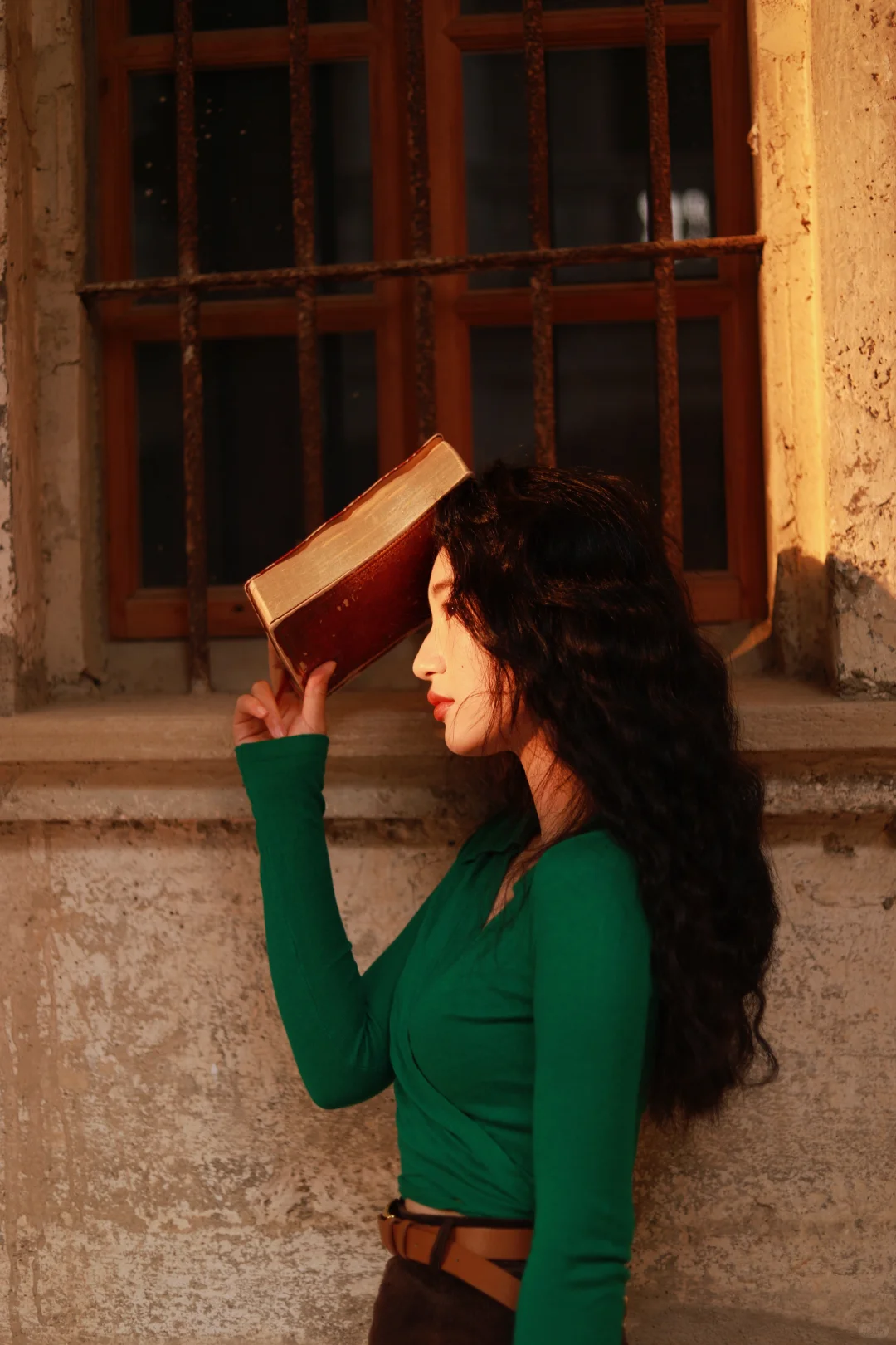 港风拍照穿搭公式🟢➕🟤好绝！附滤镜