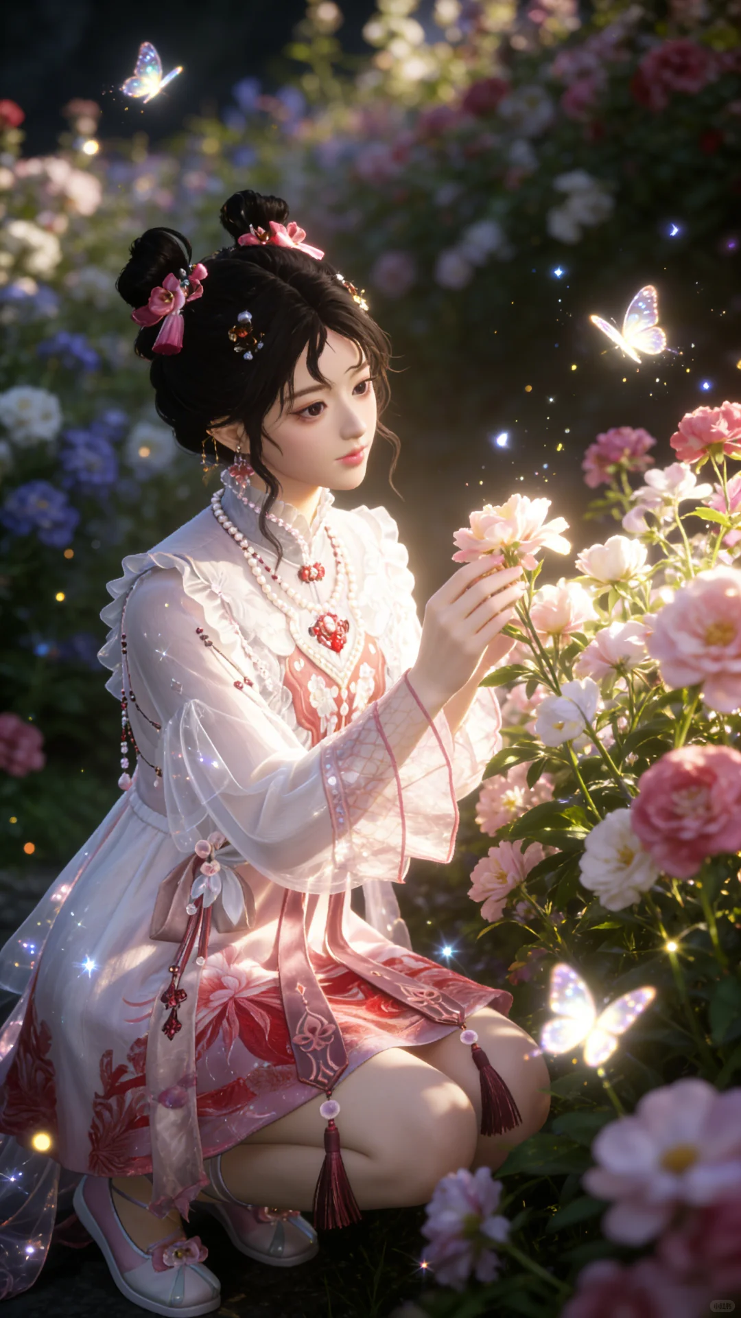 少东瓜花园戏蝶」燕云拍照ai指令