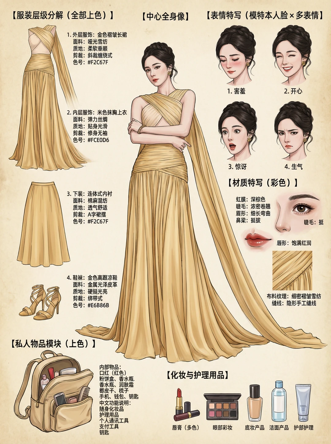 尖叫之夜女明星造型像素级拆解