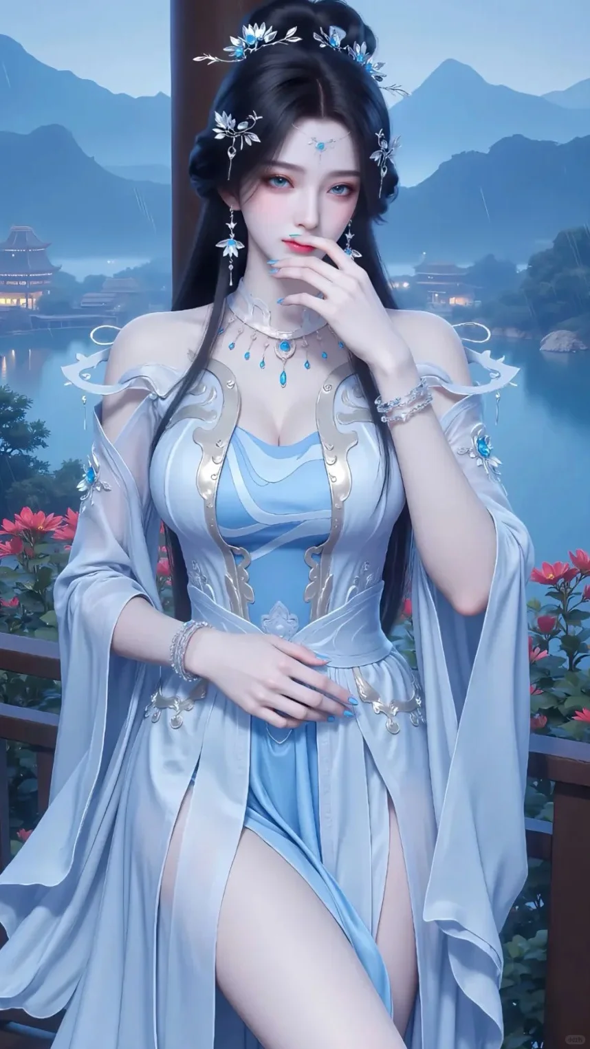 女神记｜安妙依遮天动漫壁纸国漫AI美女高清