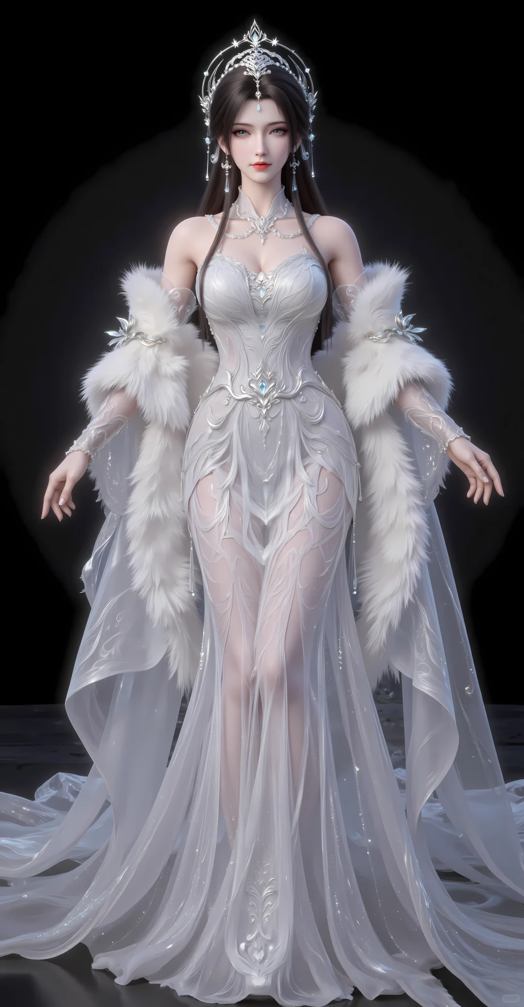 「壁纸」清漪，九头身女神天花板