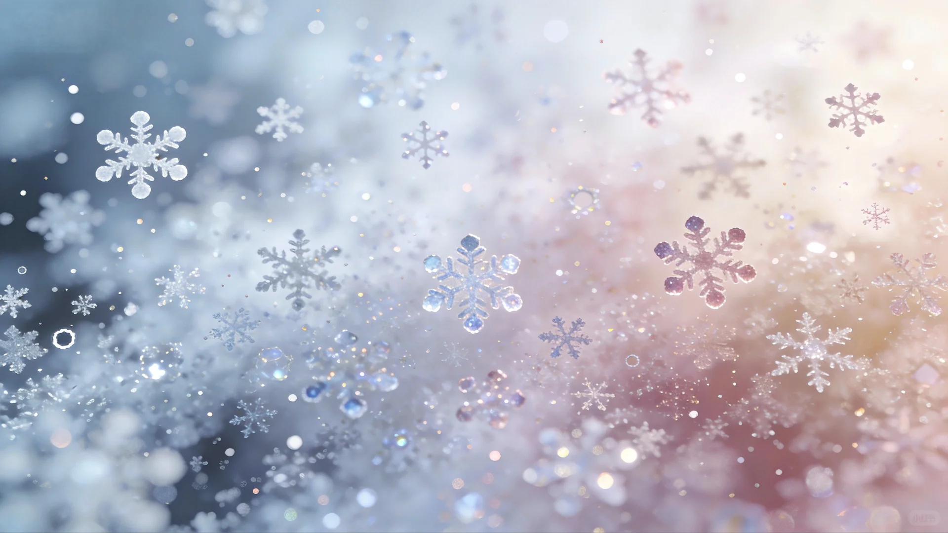 芳华盛世，雪兆丰年，唯美雪花壁纸❄️