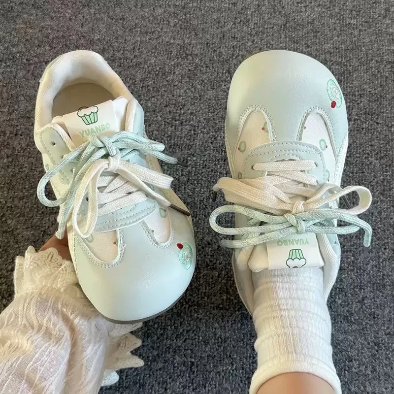 德训鞋女鞋秋季2025新款超火网红百搭休闲潮