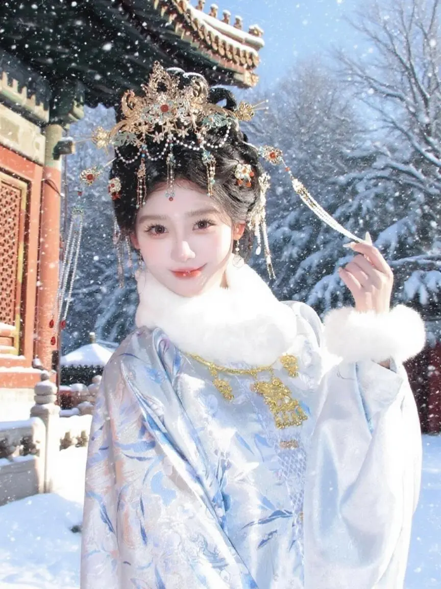 北京冬天❄️来故宫拍雪景汉服真的好出片啊