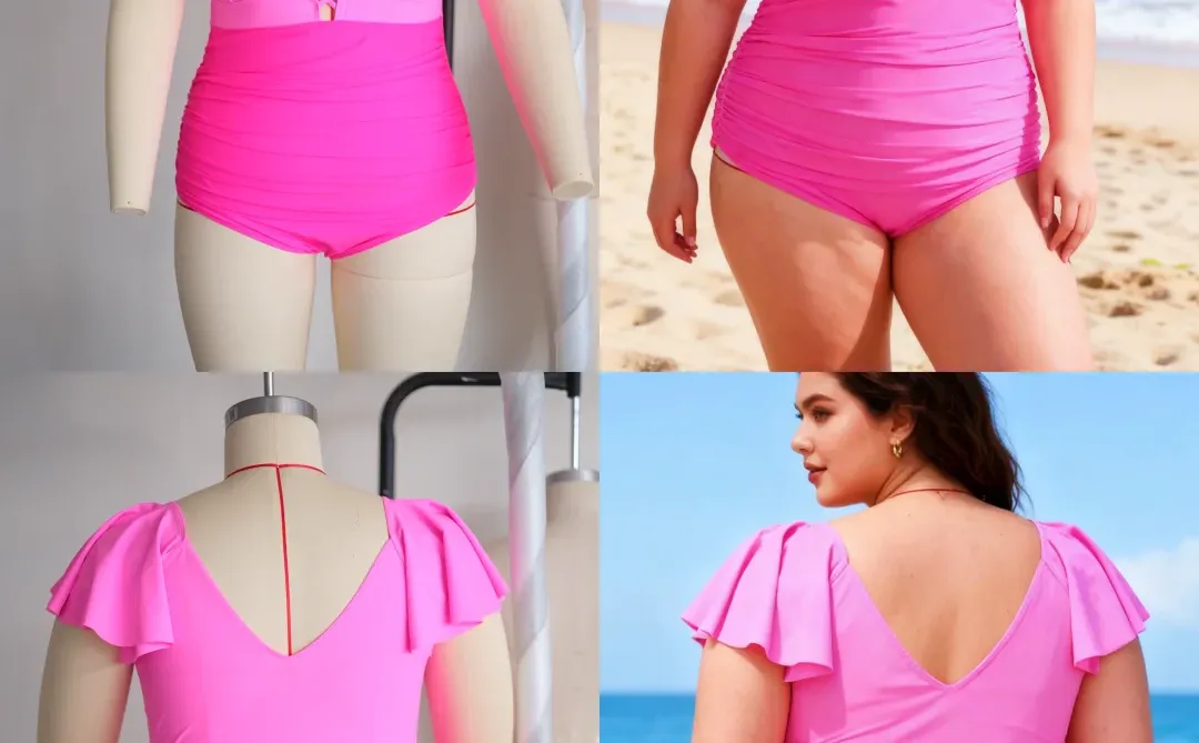 Ai出图，泳衣模特