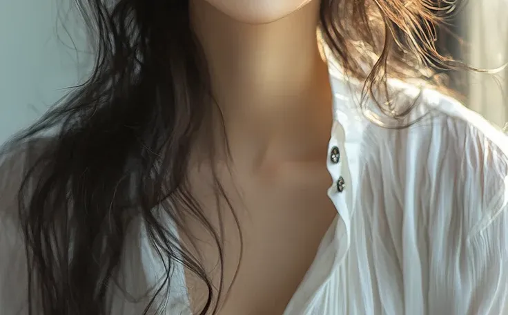 穿上了你喜欢的白衬衫