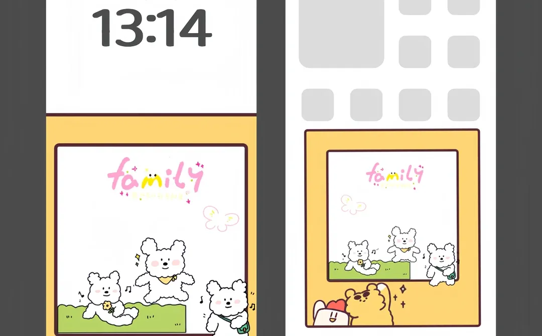 兔兔一家壁纸｜20