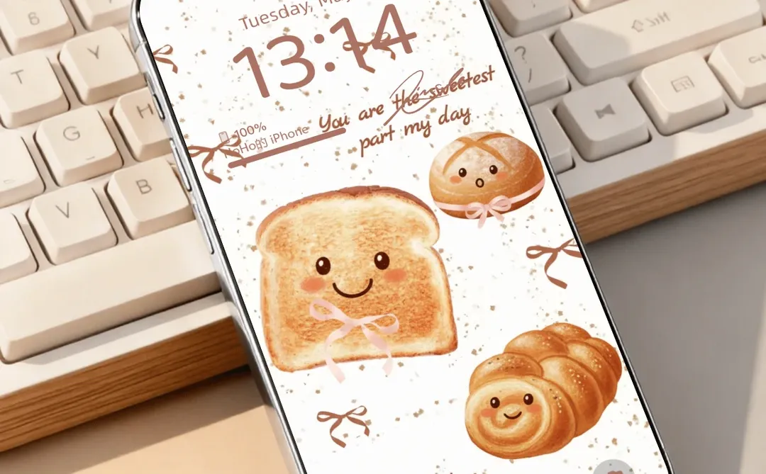 面包脑袋们集合！软萌治愈系｜手机壁纸