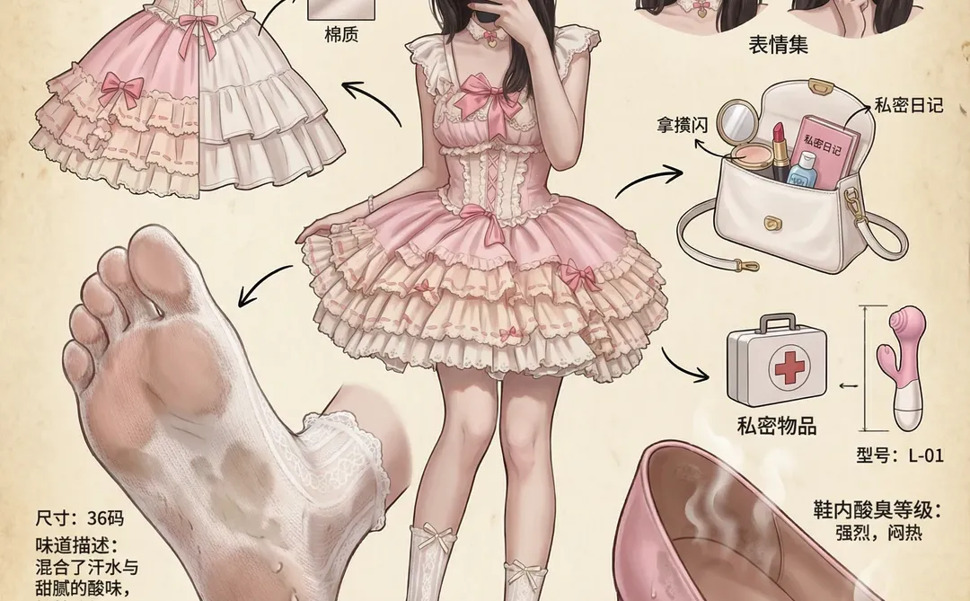 应粉丝要求ai拆解洛丽塔