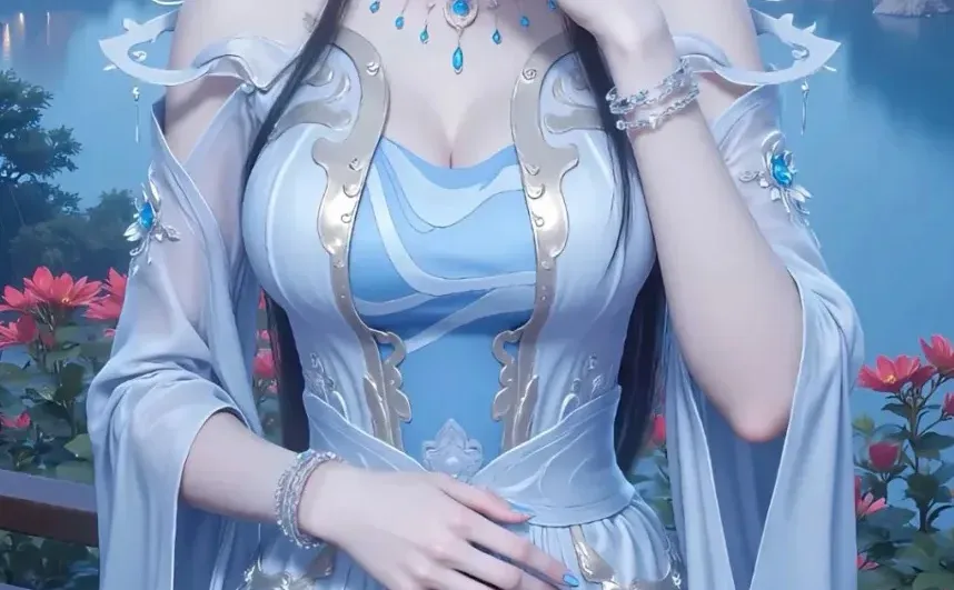 女神记｜安妙依遮天动漫壁纸国漫AI美女高清