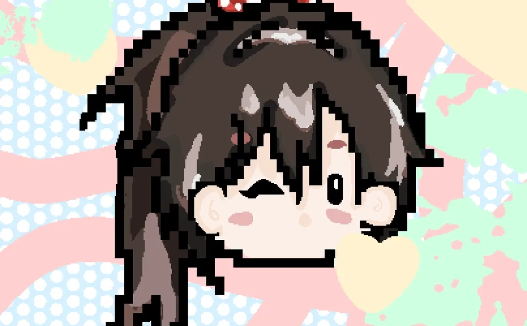 观女神帖子有感即兴作画