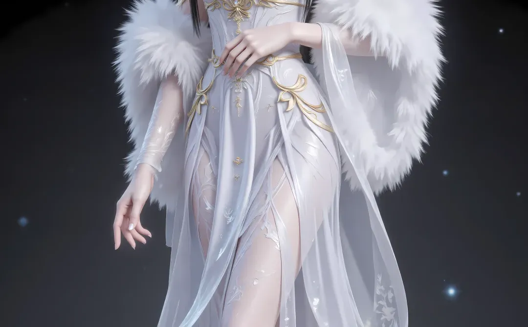 「壁纸」清漪，九头身女神天花板