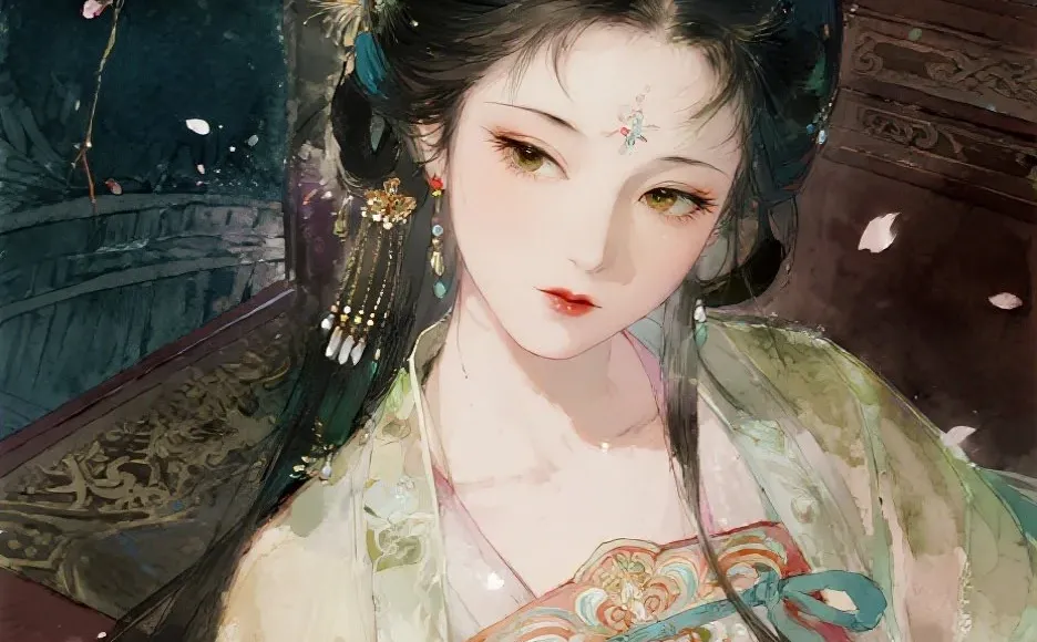 二次元古风美女