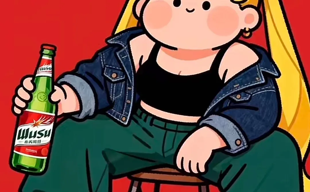 精神派美少女头像，挺噶啊